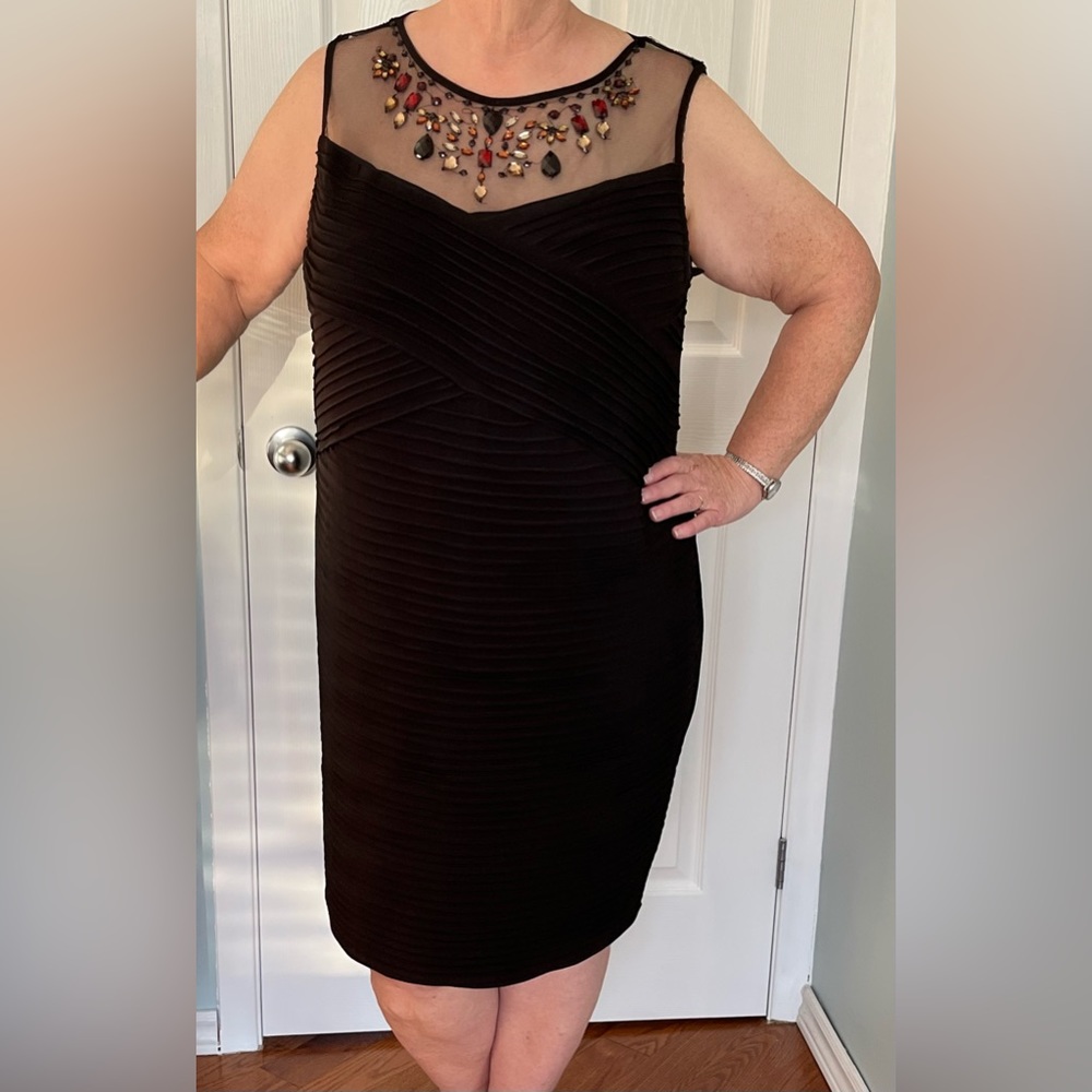 Stunning plus size cocktail dress